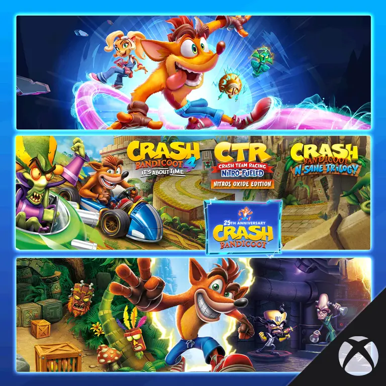 crash bandicoot lote crashiversary |compartida